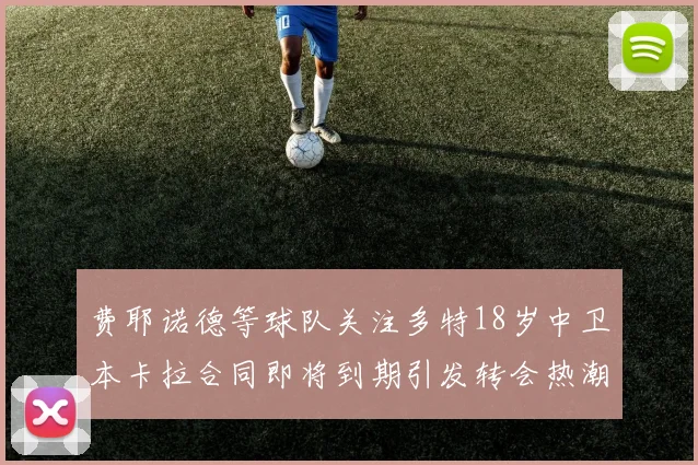 费耶诺德等球队关注多特18岁中卫本卡拉合同即将到期引发转会热潮
